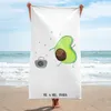 Mr. & Mrs. Panda Strandtuch Avocado Tanzen - Weiß - Produktbild-Vorschau 2