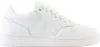 A white New Balance sneaker shown from the side. Podgląd zdjęcia produktu