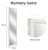 STYLER Lustro ścienne 32x122 cm prostokątne w ramie MDF Podgląd zdjęcia produktu 8