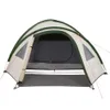 Tenda da campeggio 4 persone verde impermeabile Anteprima dell’immagine prodotto 5