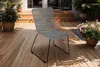 Gartenstuhl Outdoor-Seilstuhl Farbe Grau mit Eisen-Gestell Produktbild-Vorschau 2