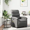 Massagesessel Grau Kunstleder 70 x 92 x 99,5 cm (B x T x H) Produktbild-Vorschau 2