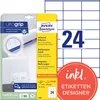 720 AVERY Zweckform štítky 3490 bílé 70,0 x 36,0 mm Náhled obrázku produktu 1
