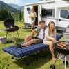 Sekey Tragbares Feldbett mit Matratze, Feldbett Klappbett Produktbild-Vorschau 8