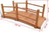 vidaXL Pont de jardin 140x60x56 cm Voir les images du produit 5