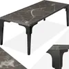 Ratanový stolek Foggia 196x87x76cm - grau Náhled obrázku produktu 2