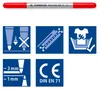 STAEDTLER® 3200 C24P fixy s hrotem D, 24 ks, 20+4 Náhled obrázku produktu 5