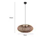Trio Hedda lampada a sospensione E27 ⌀52cm Nero Opaco Anteprima dell’immagine prodotto 4