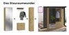 Garderobe Set "Line-Up" Eiche und weiß Hochglanz Produktbild-Vorschau 11
