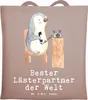 Mr. & Mrs. Panda Tote Bag Pinguin Bester Lästerpartner der Produktbild-Vorschau 1