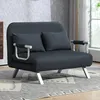 HOMCOM 2-Sitzer Sofa mit Schlaffunktion Schlafsofa mit Produktbild-Vorschau 2