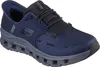 A single blue and black Skechers shoe is shown against a white background. Voir les images du produit