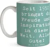 Mr. & Mrs. Panda Bedruckte Tasse Spruch 1950 Geburtstag - Produktbild-Vorschau 3