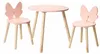 HOWHOMELY | Spieltisch - Tisch mit Stühlen - 3er Set - rosa Produktbild-Vorschau 1