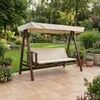 di volio Hollywood Schaukel ESTRI – 3-Sitzer Gartenschaukel Produktbild-Vorschau 2