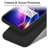 A black phone case is shown with a phone inside, highlighting camera and screen protection. Náhled obrázku produktu