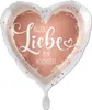 18"/Ø43cm Herz Folienballon "Alles Liebe zur Hochzeit" Produktbild-Vorschau 1