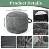 Pouf Sitzhocker Weich Runder Sitzpouf, Pouf Hocker, Couch Produktbild-Vorschau 2