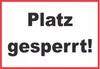 Platz Gesperrt Schild Sportverein A4 Rückseite Produktbild-Vorschau 1
