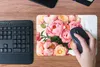 MuchoWow® Mauspad Mousepad Rosen - Pfingstrose - Orange Produktbild-Vorschau 3