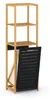 BEGRYF Bambusový koš na prádlo s policí 130x36x33 cm, koš Náhled obrázku produktu 1