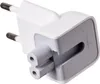 A white and gray power adapter with two prongs. Podgląd zdjęcia produktu