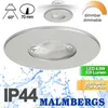 MD-881 LED Einbauspot silber dimmbar 4,5W 80mm warmweiß Produktbild-Vorschau 2