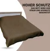 Přehoz XL (140x210 cm) s polstrovanou mezivrstvou (hnědý) - Náhled obrázku produktu 2