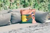 MuchoWow® Outdoor Kissen - Frau - Blumen - Retro - 45x45 cm Produktbild-Vorschau 2