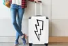 MuchoWow® Koffer Handgepäck Trolley Rollkoffer Kleine Produktbild-Vorschau 5