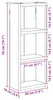 vidaXL Badezimmer-Wandschrank Weiß 20 x 10 x 50 cm Produktbild-Vorschau 8