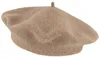 Kopka klassische Baskenmütze aus 100% Schurwolle in beige