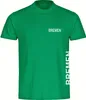 multifanshop Herren T-Shirt - Bremen - Brust & Seite, grün, Produktbild-Vorschau 1