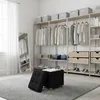 Pouf Relaxdays con vano portaoggetti, imbottito, A x L x P: Anteprima dell’immagine prodotto 3
