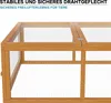 Wiltec XXL Freilaufgehege Holz 1800 x 900 x 480 mm, Kasten Produktbild-Vorschau 4