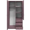 An open wardrobe with shelves and drawers. Podgląd zdjęcia produktu