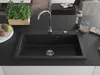 Mexen Elix Granitspüle 1-beckig 800 x 500 mm, schwarz, Produktbild-Vorschau 3