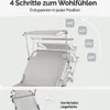 CASARIA® Gartenliege Wetterfest Sonnenliege Klappbar mit Produktbild-Vorschau 3