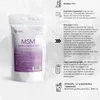 MSM 1000 mg Pulver 500 g Methylsulfonylmethan Reine Formel Produktbild-Vorschau 2