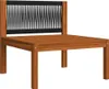 vidaXL 5-tlg. Garten-Lounge-Set mit Kissen Cremefarbenes Produktbild-Vorschau 6