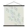 MuchoWow® Textilposter Blumen - Blau - Pastell 60x60 cm mit Produktbild-Vorschau 1