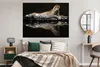 MuchoWow® Poster Leopard - Wasser - Wald 160x120 cm - Foto Produktbild-Vorschau 4