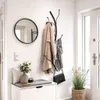 DanDiBo Wandgarderobe Metall Schwarz 93861 Flora Garderobe Produktbild-Vorschau 3