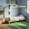Kondela Montessori Bett Futal 90x200 cm - natur / weiß / Produktbild-Vorschau 2