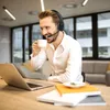 Cuffie Bluetooth con microfono a cancellazione di rumore - Anteprima dell’immagine prodotto 4