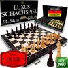 APEQi® LUXUS SCHACH - großes Schachspiel Holz HOCHWERTIG - Produktbild-Vorschau 1