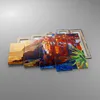 Bild auf Leinwand - Leinwandbild - 5 Teile - Manarola Bunt Produktbild-Vorschau 2