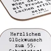 Mr. & Mrs. Panda Tischuntersetzer Spruch 55. Geburtstag Produktbild-Vorschau 5