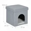 Relaxdays Katzenhöhle, Rückzugsort für Katzen und kleine Produktbild-Vorschau 4