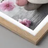 Gerahmtes Poster - Rahmen in heller Eiche - Yoga weiblich Produktbild-Vorschau 2